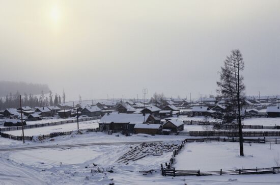 Podvolochnoye village in Irkutsk Region