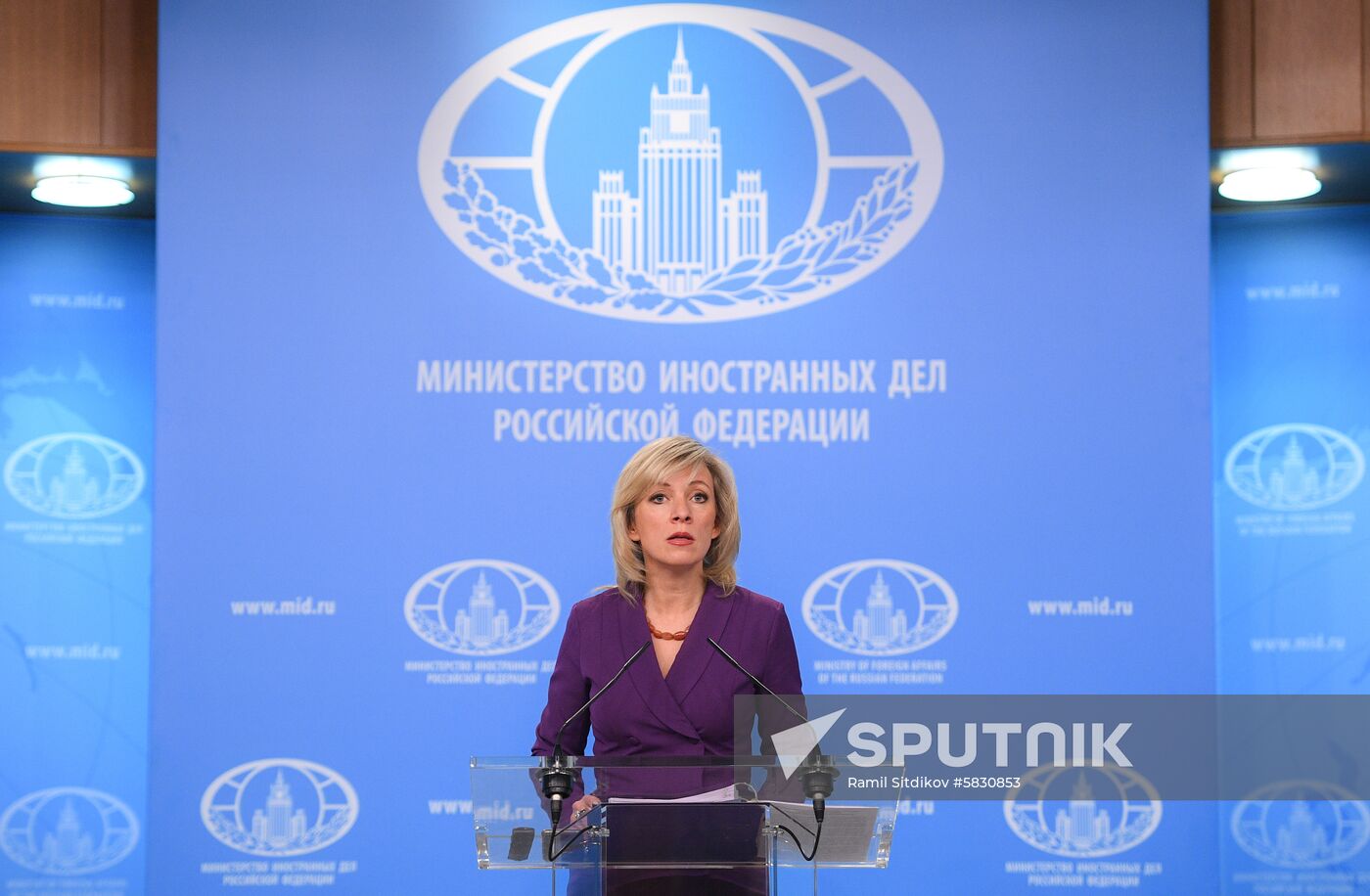 Russia Zakharova Briefing