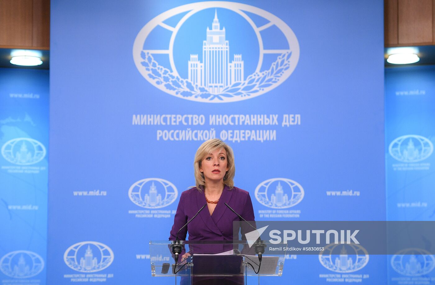 Russia Zakharova Briefing