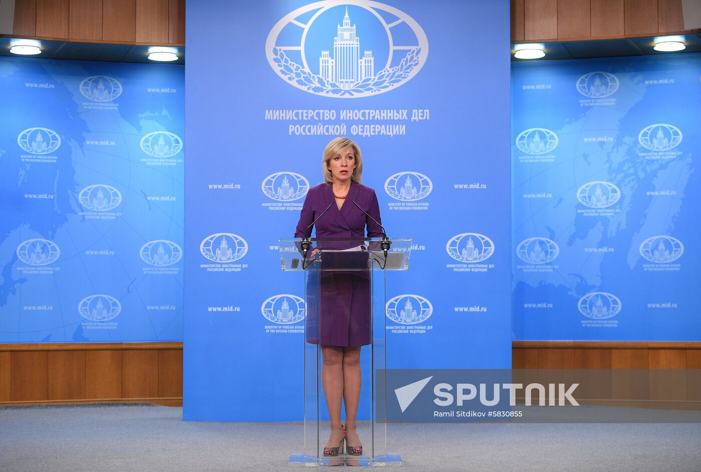 Russia Zakharova Briefing