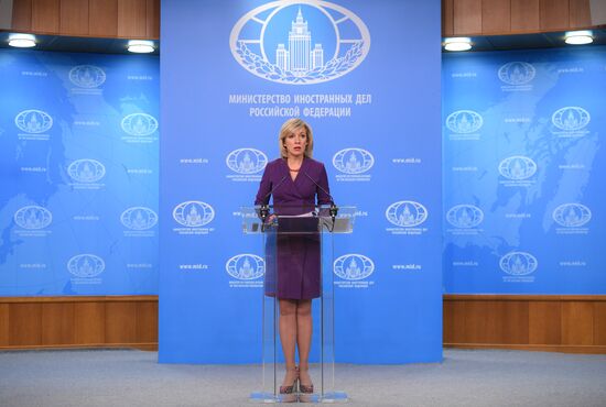 Russia Zakharova Briefing