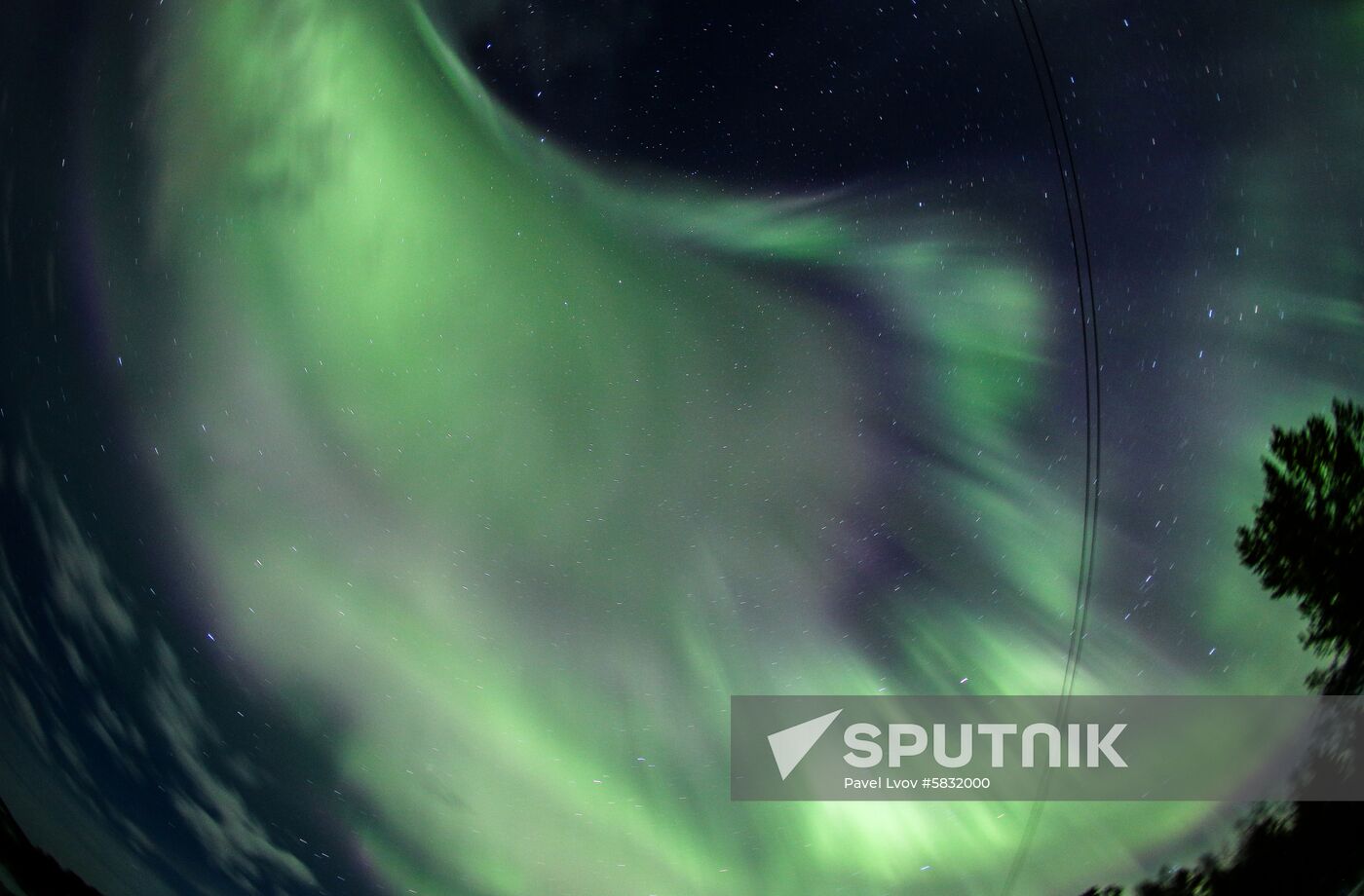 Russia Aurora Borealis