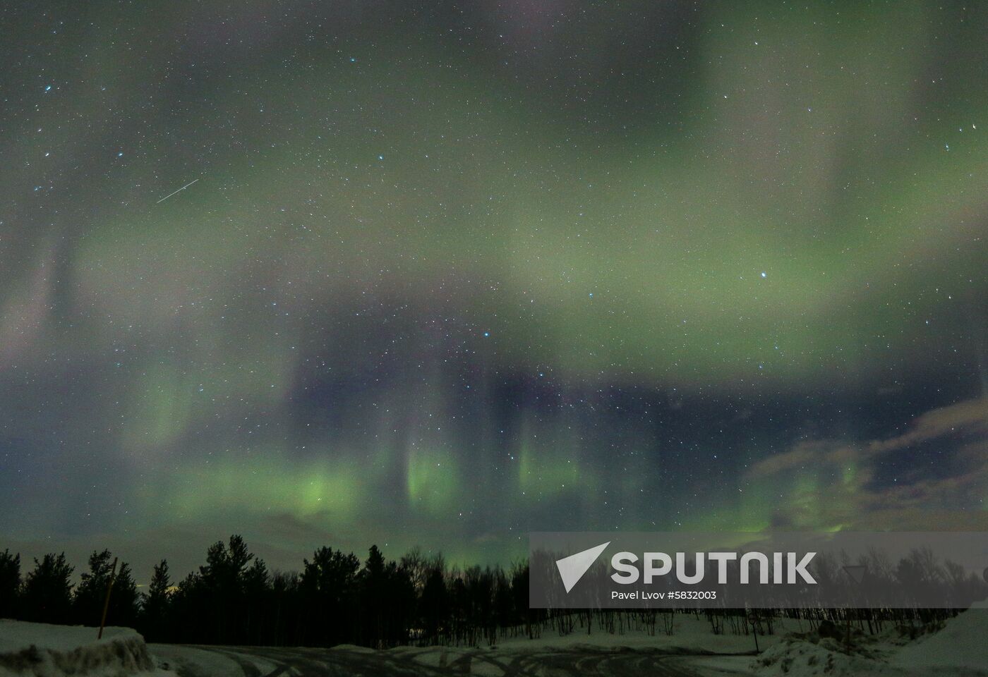 Russia Aurora Borealis