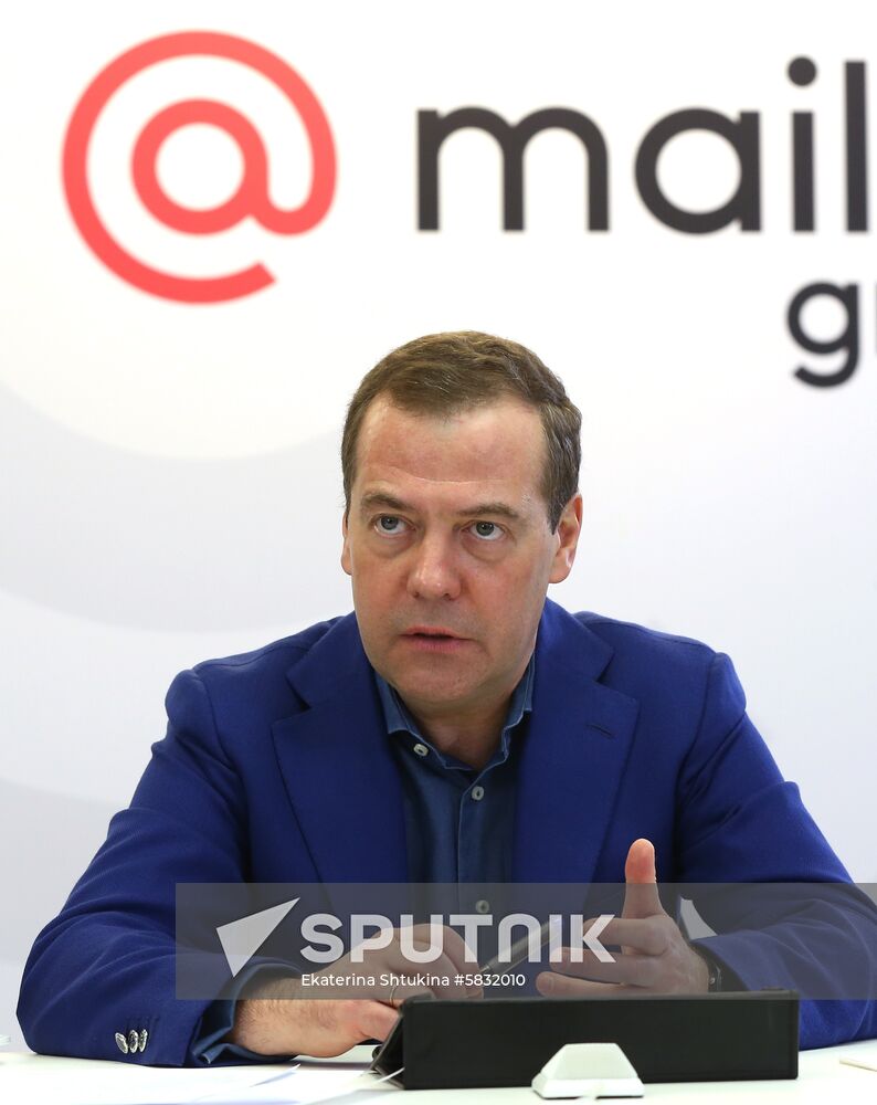 Russia Medvedev Internet