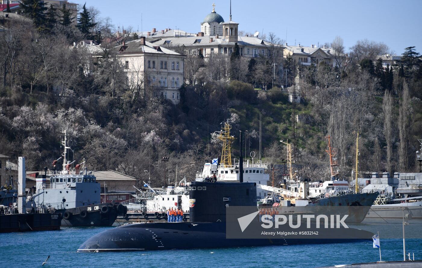 Russia Veliky Novgorod Submarine