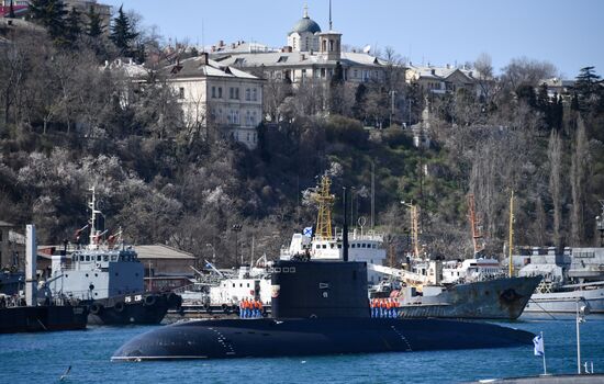 Russia Veliky Novgorod Submarine