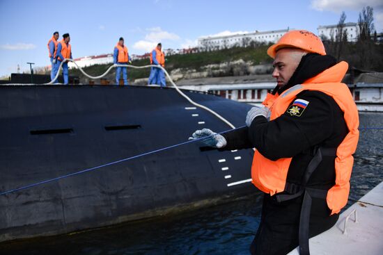 Russia Veliky Novgorod Submarine