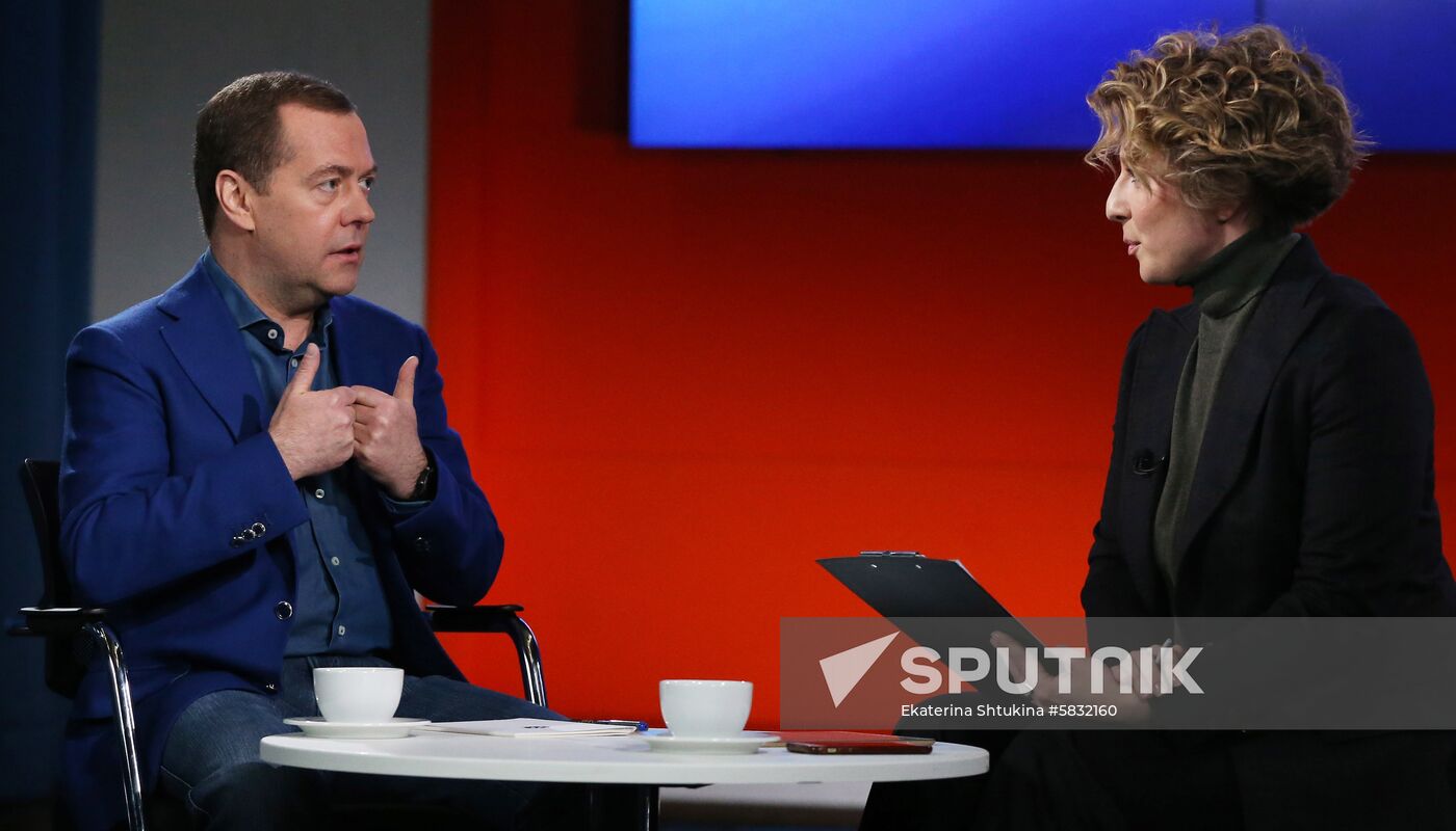 Russia Medvedev Internet