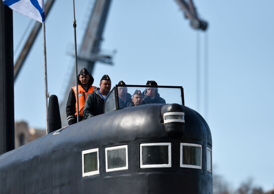 Russia Veliky Novgorod Submarine