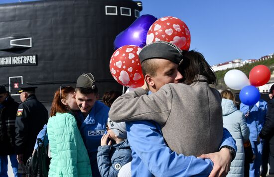 Russia Veliky Novgorod Submarine