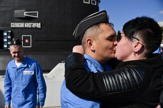 Russia Veliky Novgorod Submarine