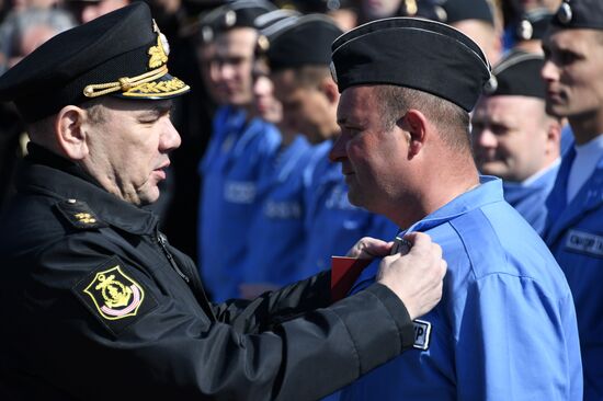 Russia Veliky Novgorod Submarine