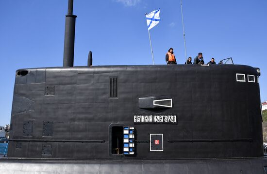 Russia Veliky Novgorod Submarine