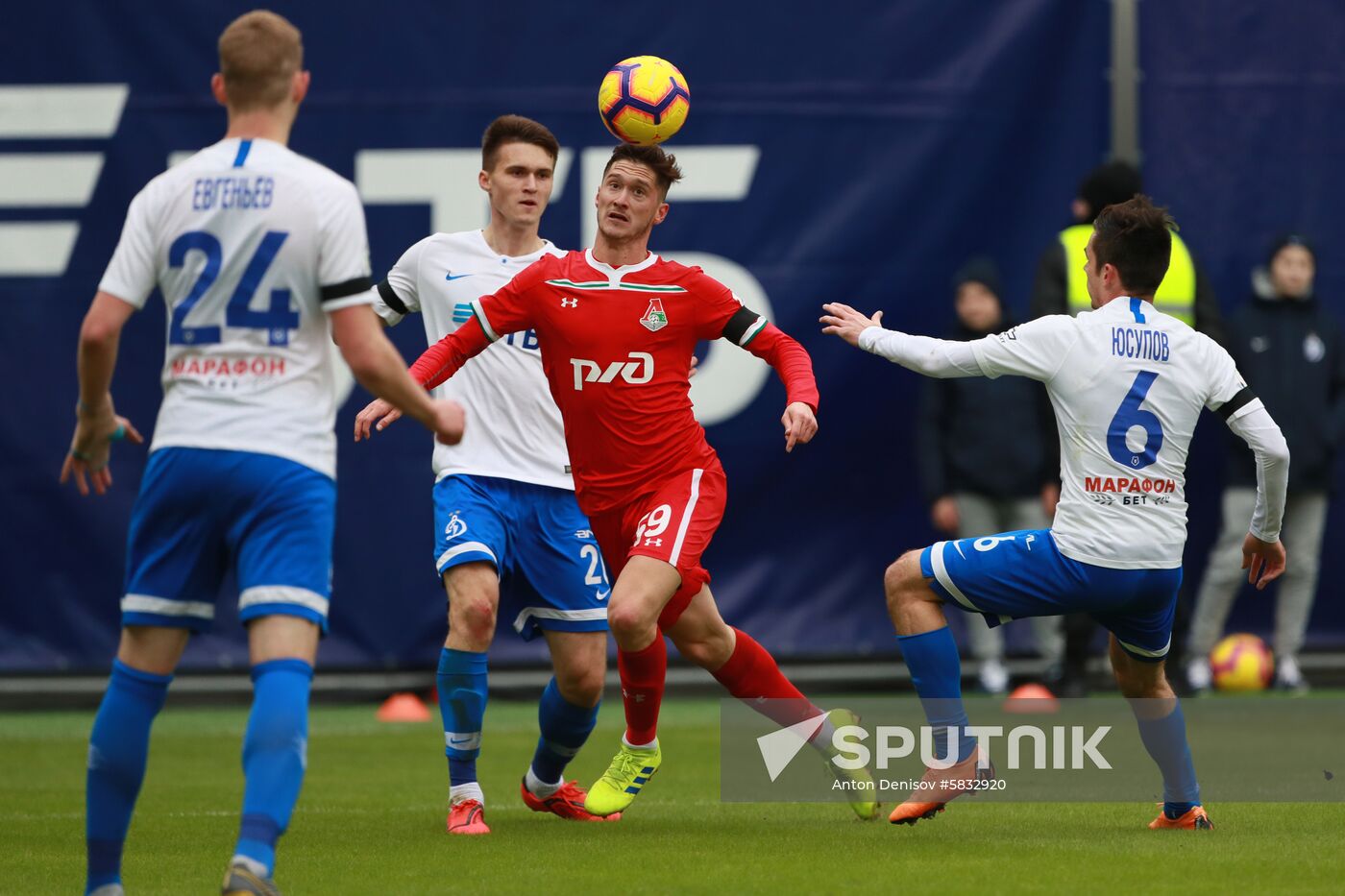 Russia Soccer Premier-League Dynamo - Lokomotiv 