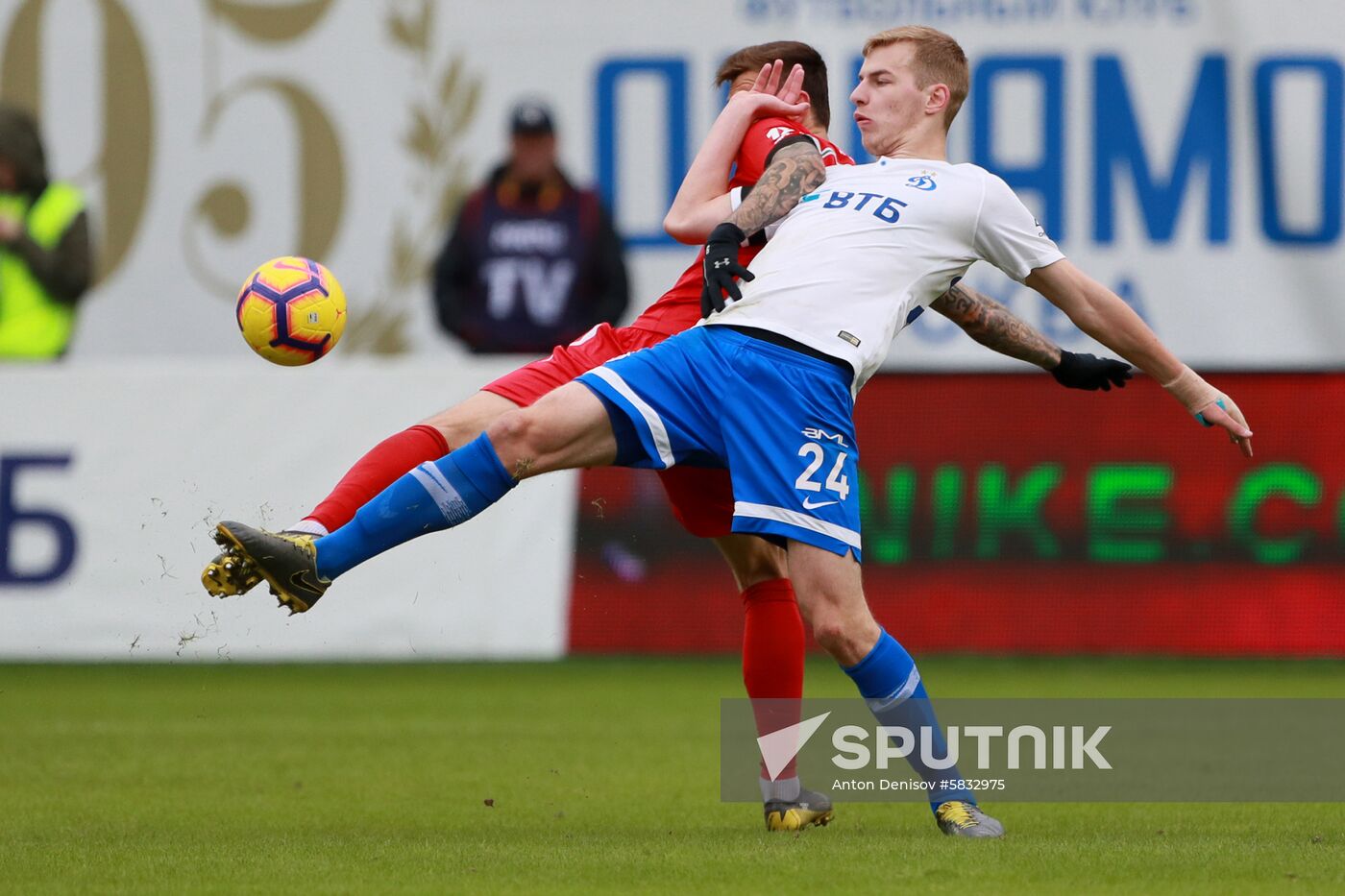 Russia Soccer Premier-League Dynamo - Lokomotiv 