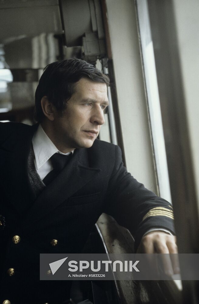 Captain of Krasnodon motor ship