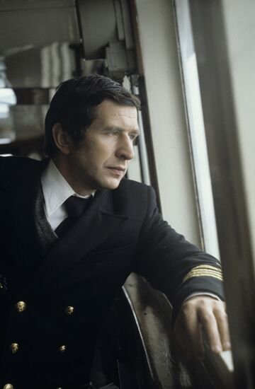 Captain of Krasnodon motor ship