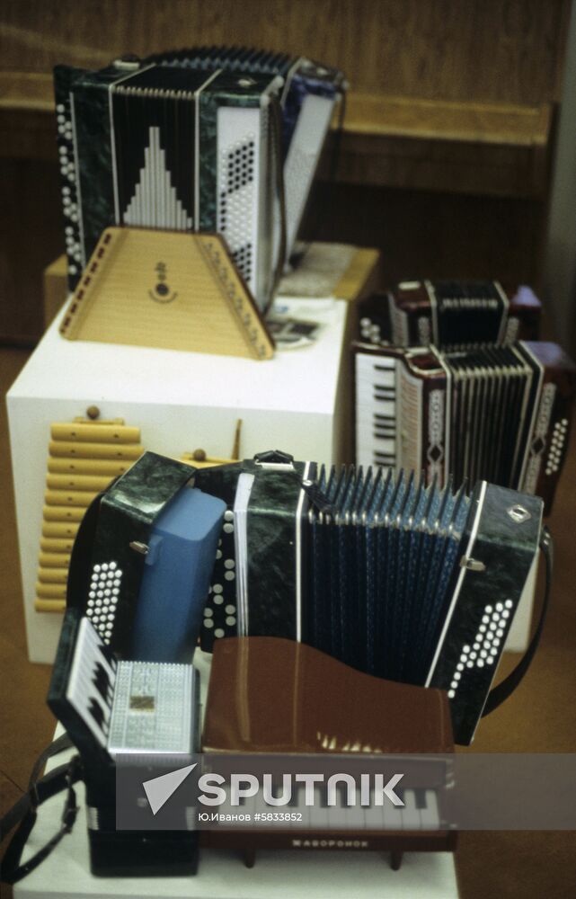 Products made by Molodechno musical instruments factory