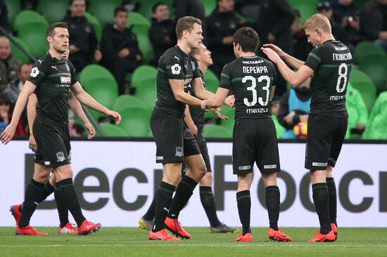 Russia Soccer Premier-League Krasnodar - Anzhi 