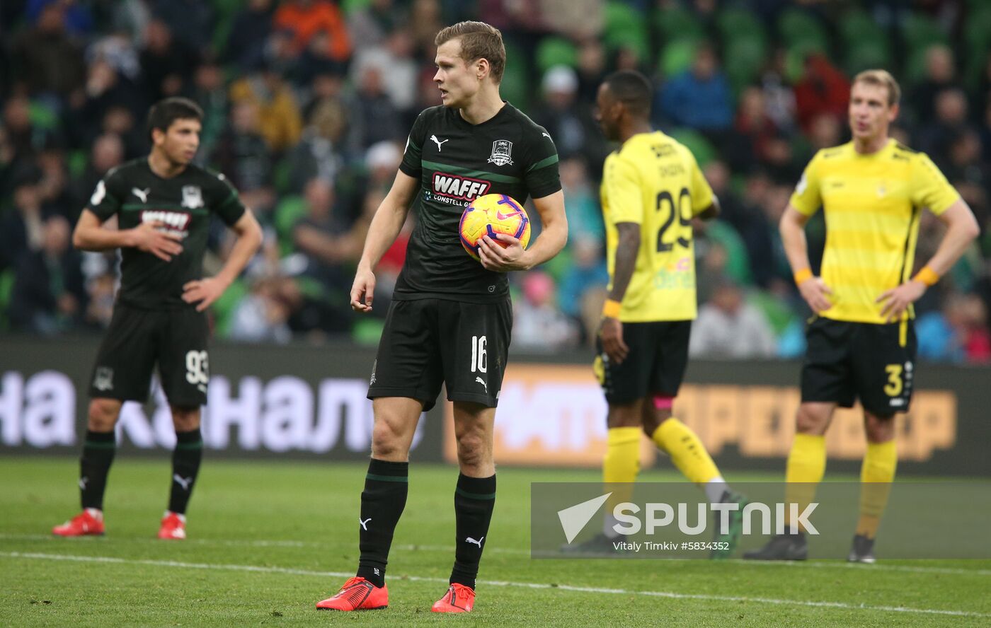 Russia Soccer Premier-League Krasnodar - Anzhi 