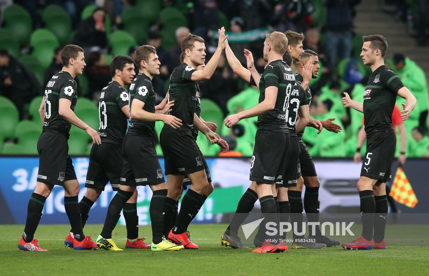 Russia Soccer Premier-League Krasnodar - Anzhi