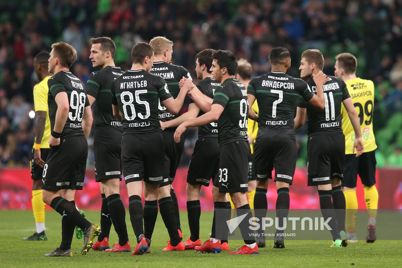 Russia Soccer Premier-League Krasnodar - Anzhi 