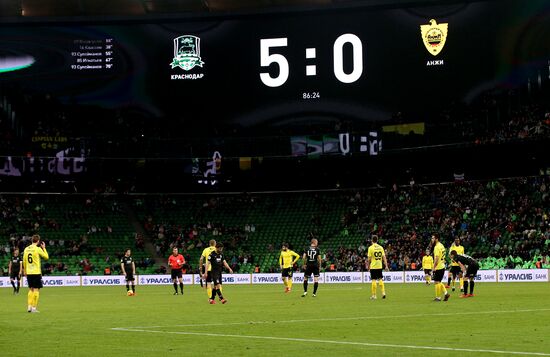 Russia Soccer Premier-League Krasnodar - Anzhi 