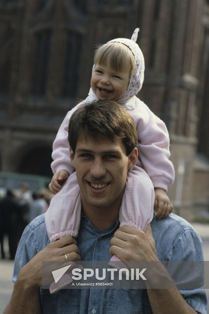 Basketball player Sarunas Marciulionis