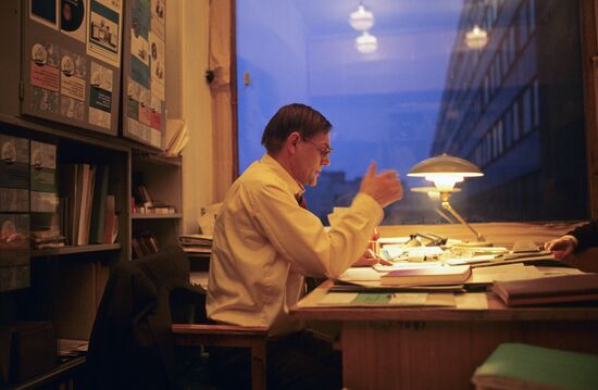 Biologist Valery Karnaukhov