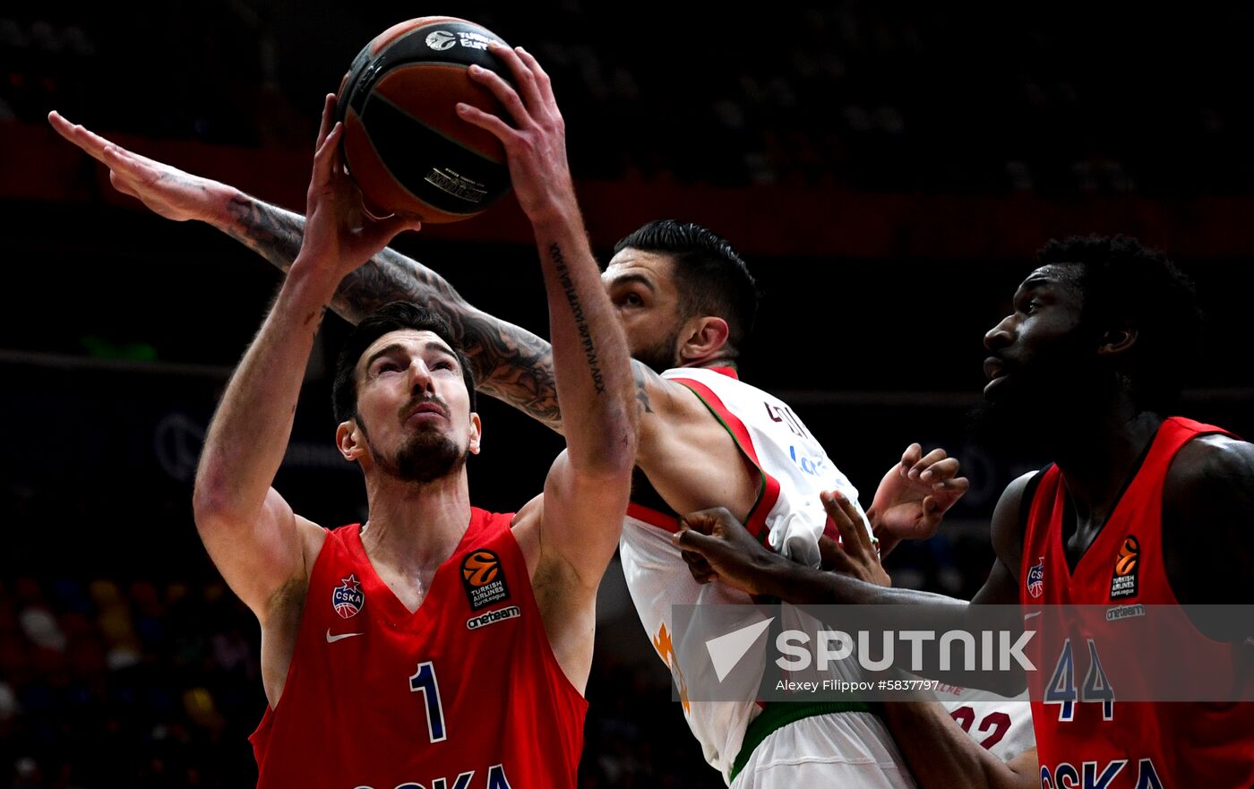 Russia Basketball Euroleague CSKA - Baskonia