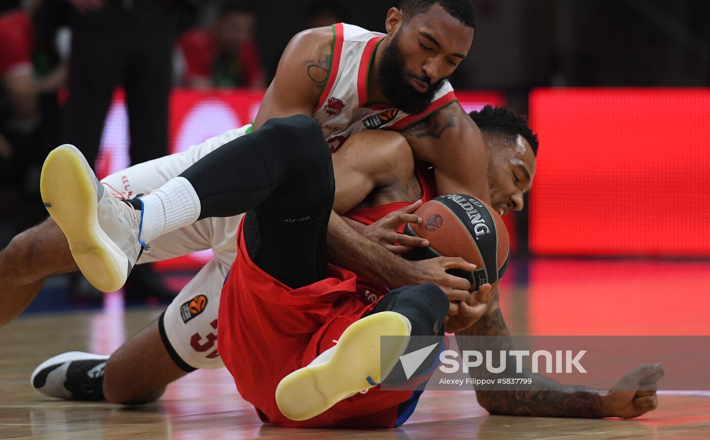 Russia Basketball Euroleague CSKA - Baskonia