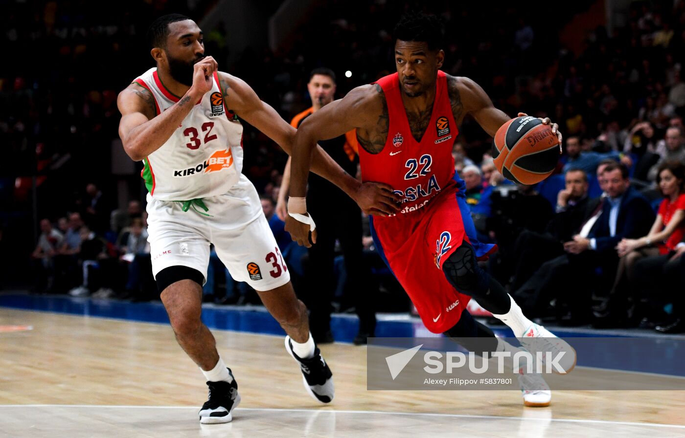 Russia Basketball Euroleague CSKA - Baskonia