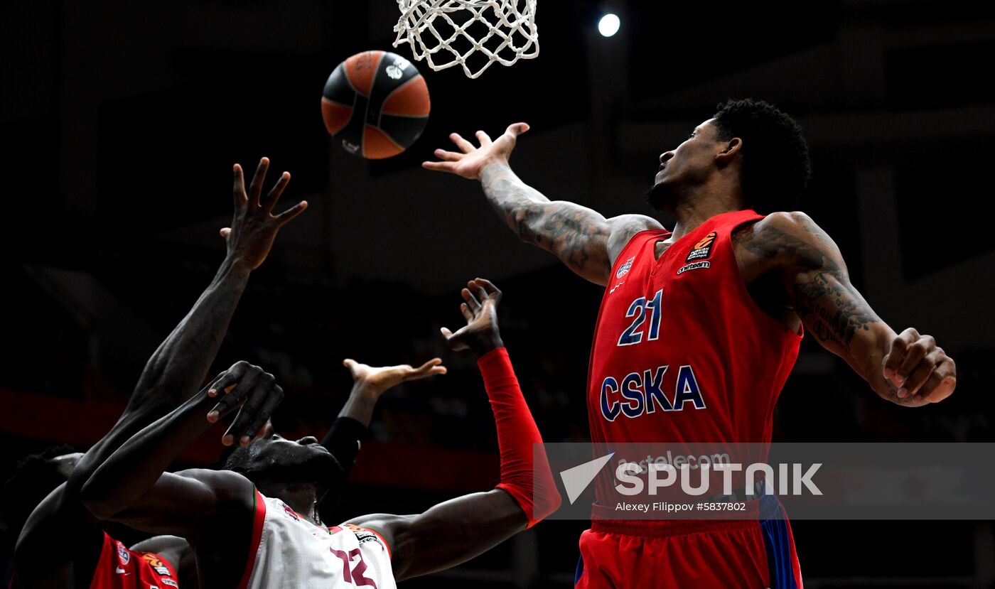 Russia Basketball Euroleague CSKA - Baskonia