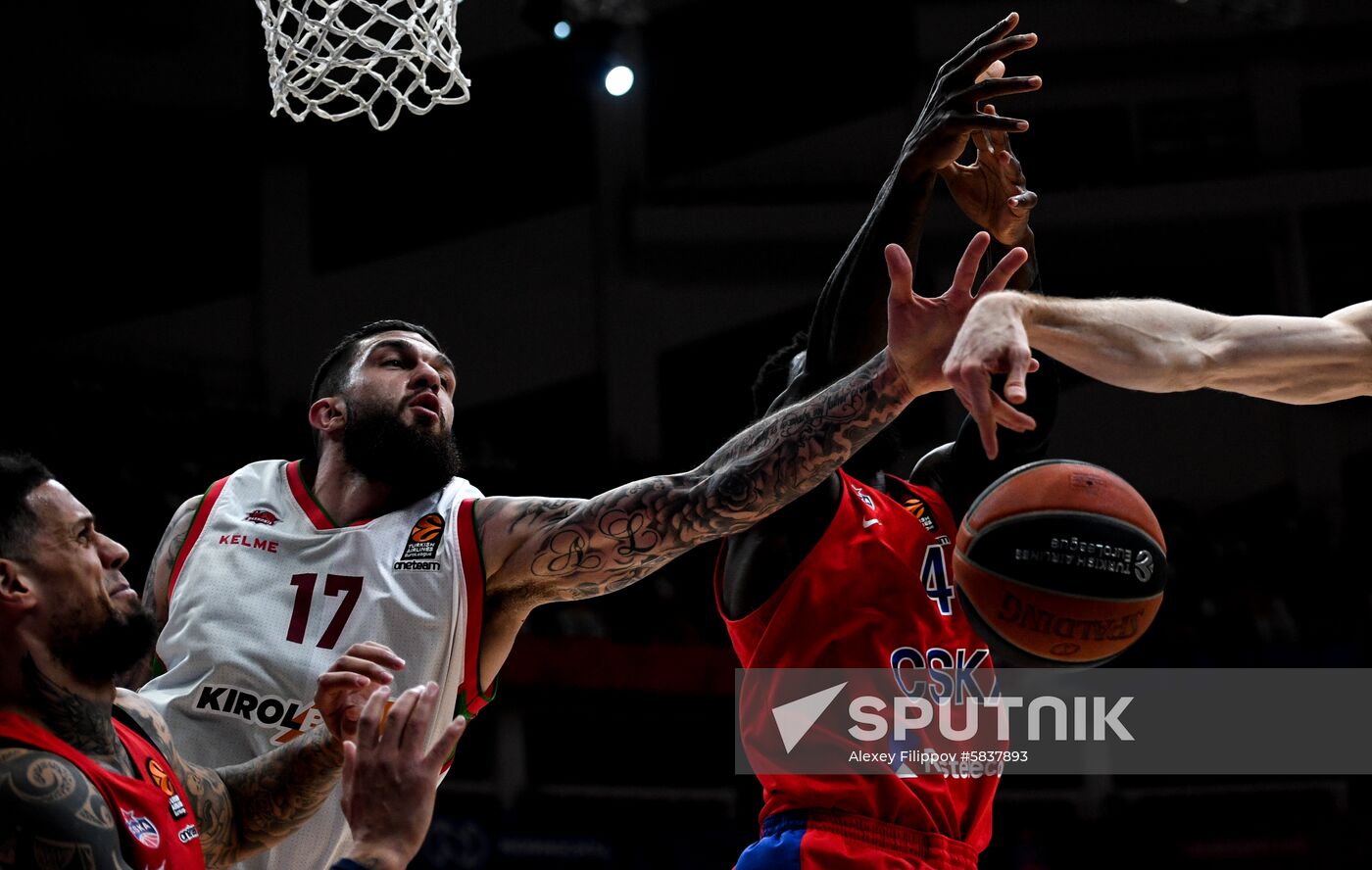 Russia Basketball Euroleague CSKA - Baskonia