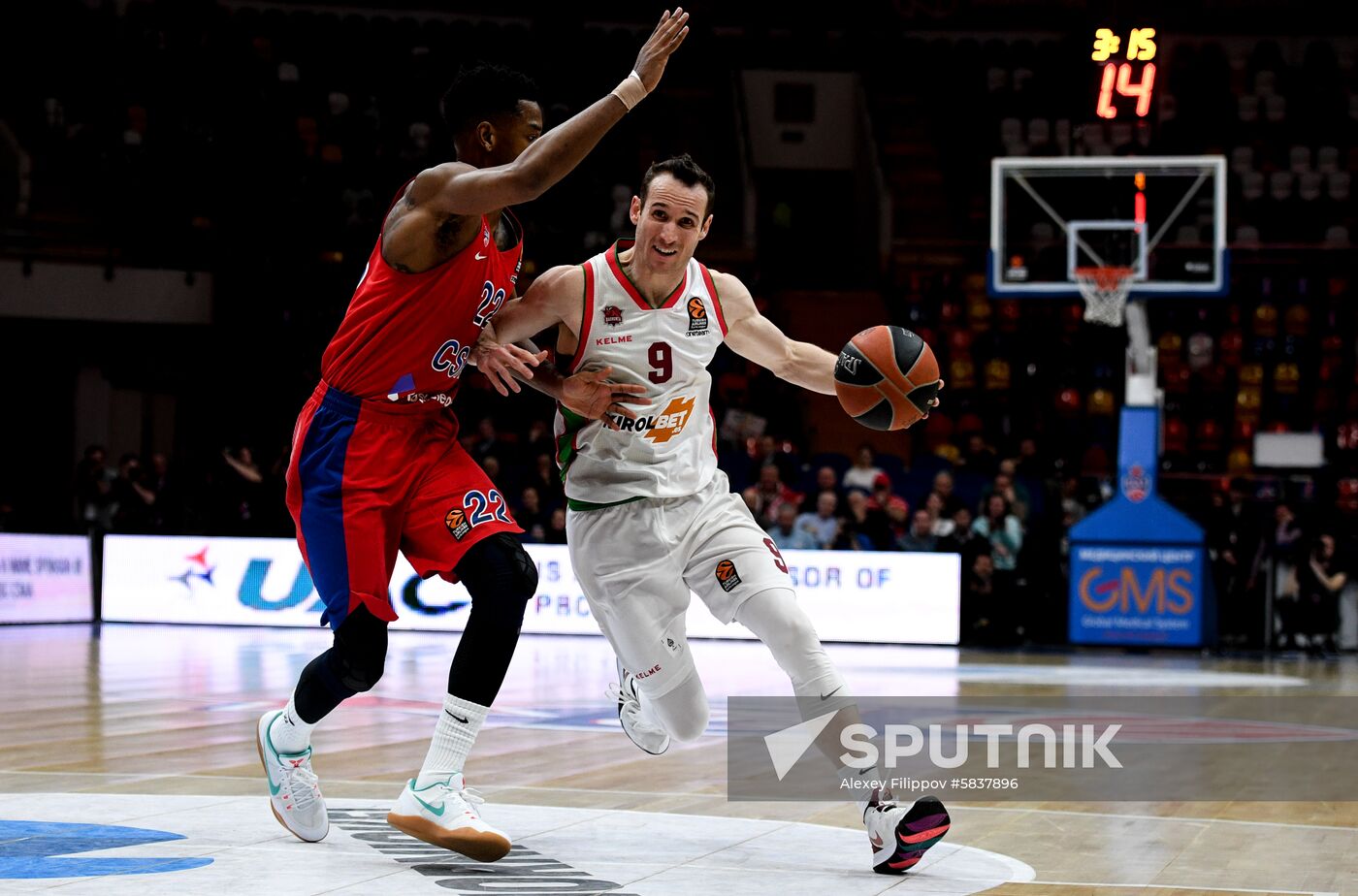 Russia Basketball Euroleague CSKA - Baskonia