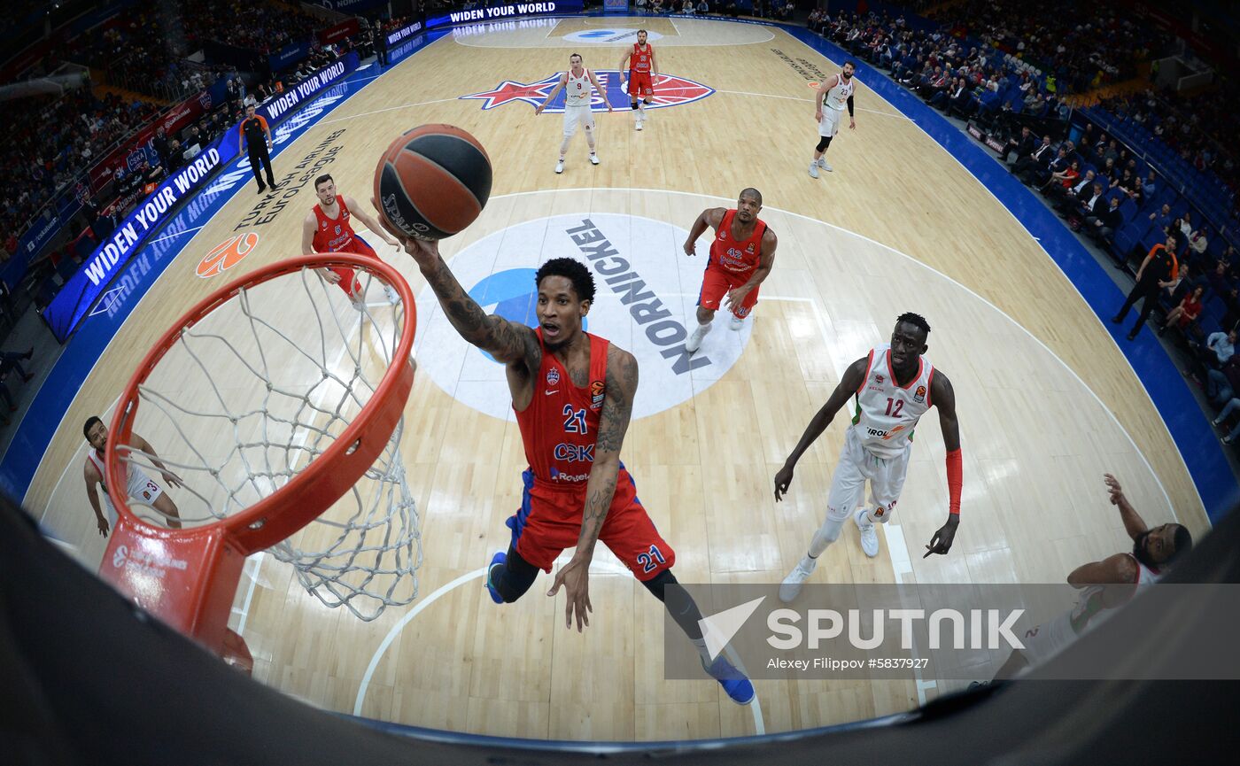 Russia Basketball Euroleague CSKA - Baskonia