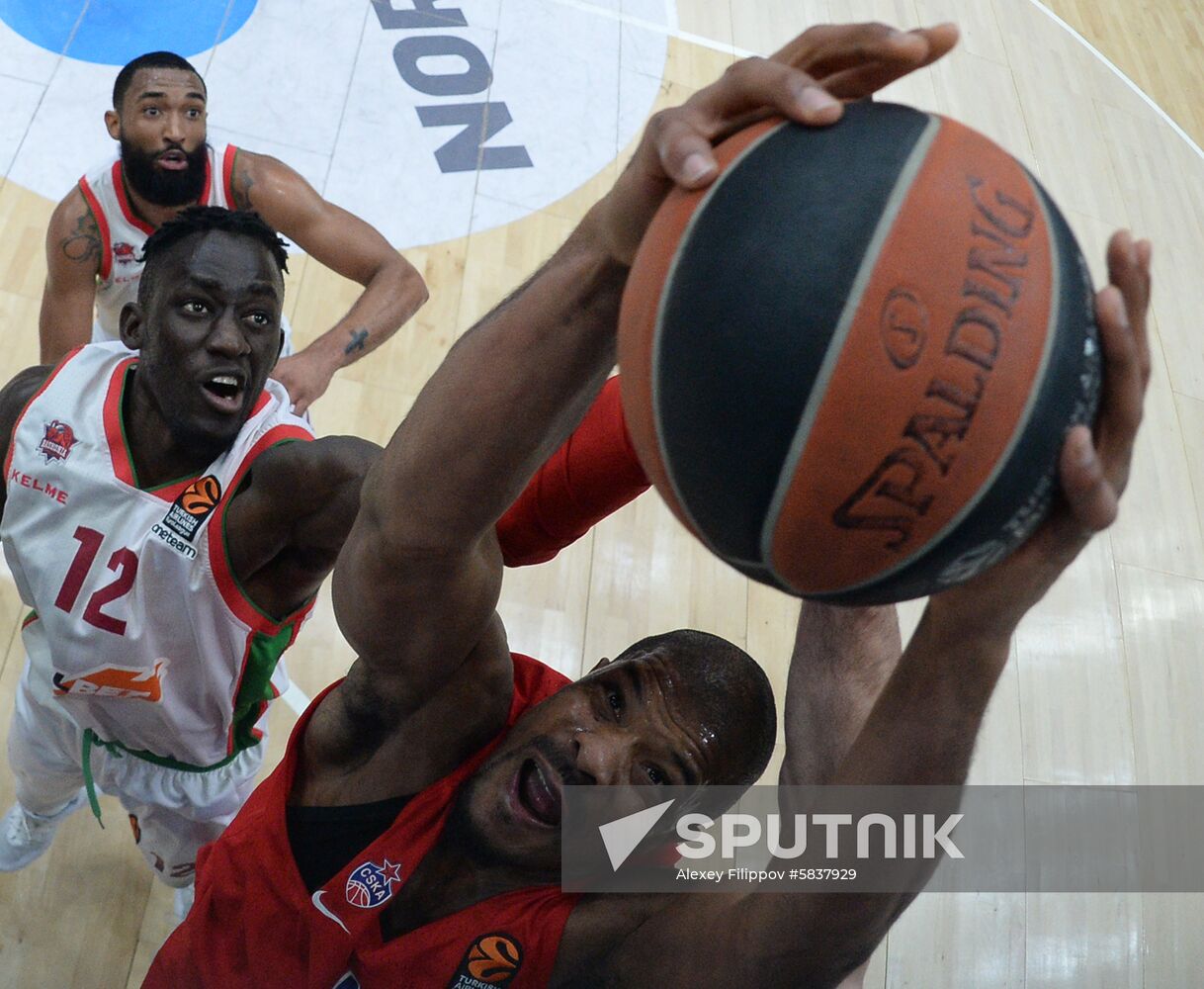 Russia Basketball Euroleague CSKA - Baskonia