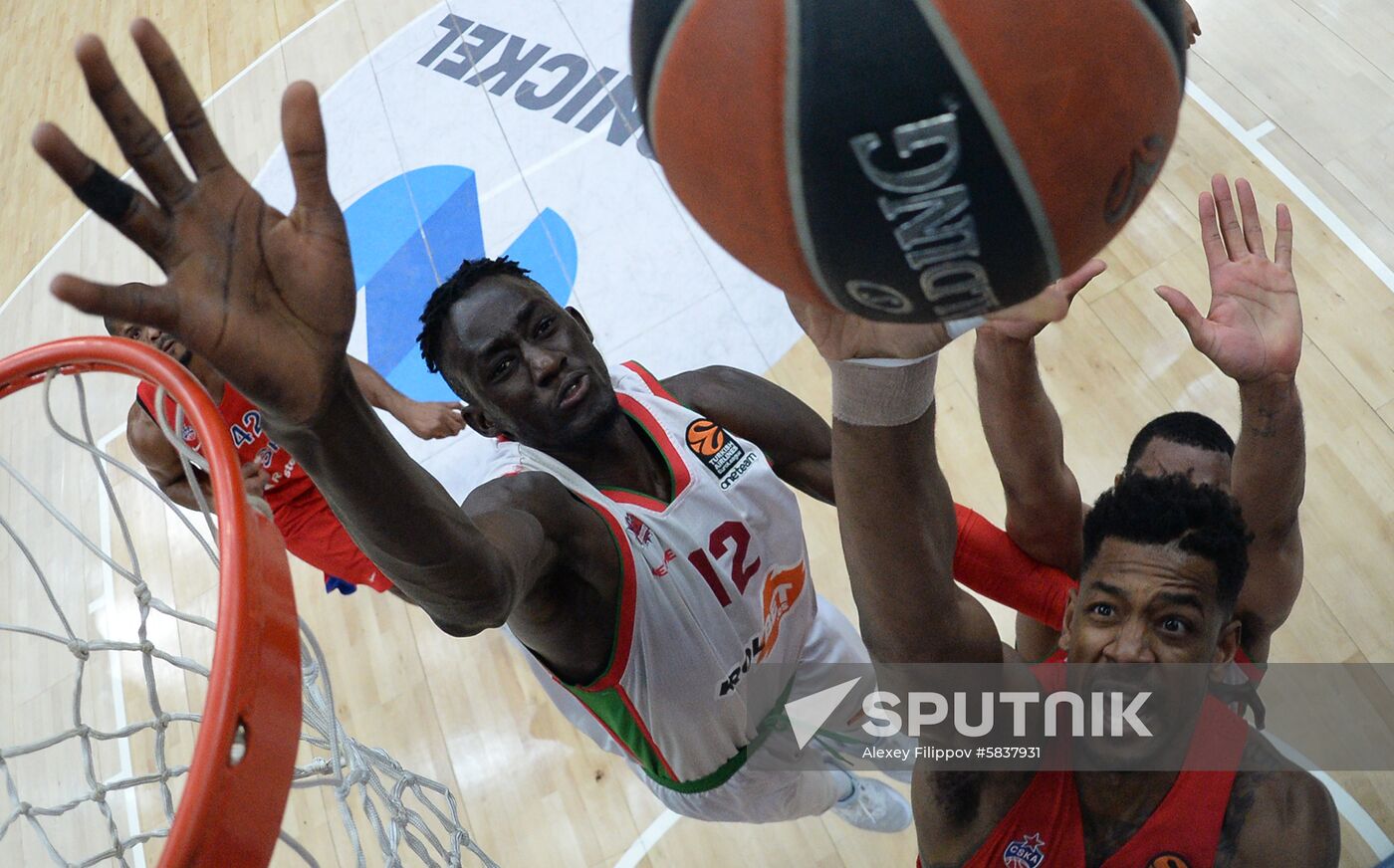 Russia Basketball Euroleague CSKA - Baskonia