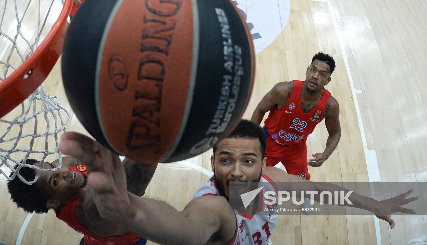 Russia Basketball Euroleague CSKA - Baskonia