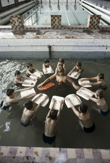 Khimik swimming pool in Novy Rozdol city