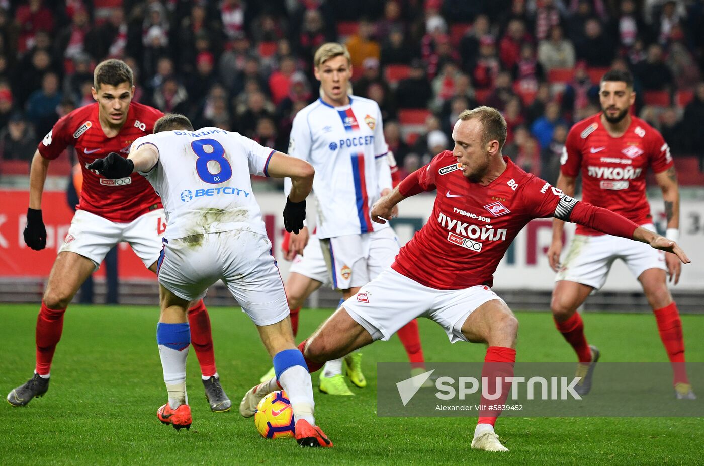 Russia Soccer Premier-League Spartak - CSKA