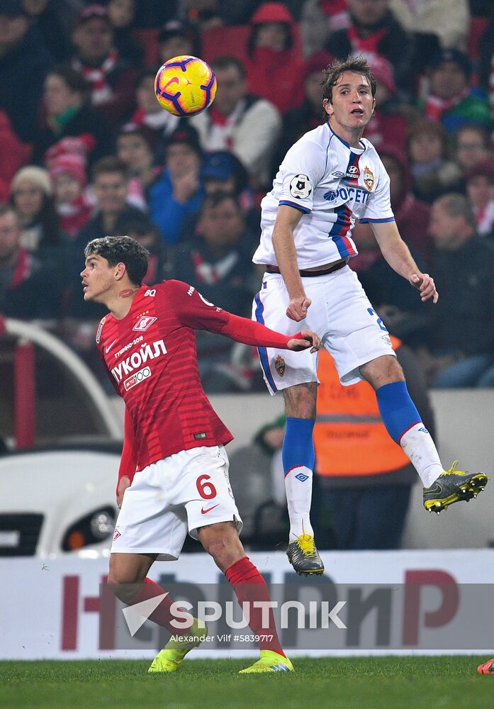 Russia Soccer Premier-League Spartak - CSKA