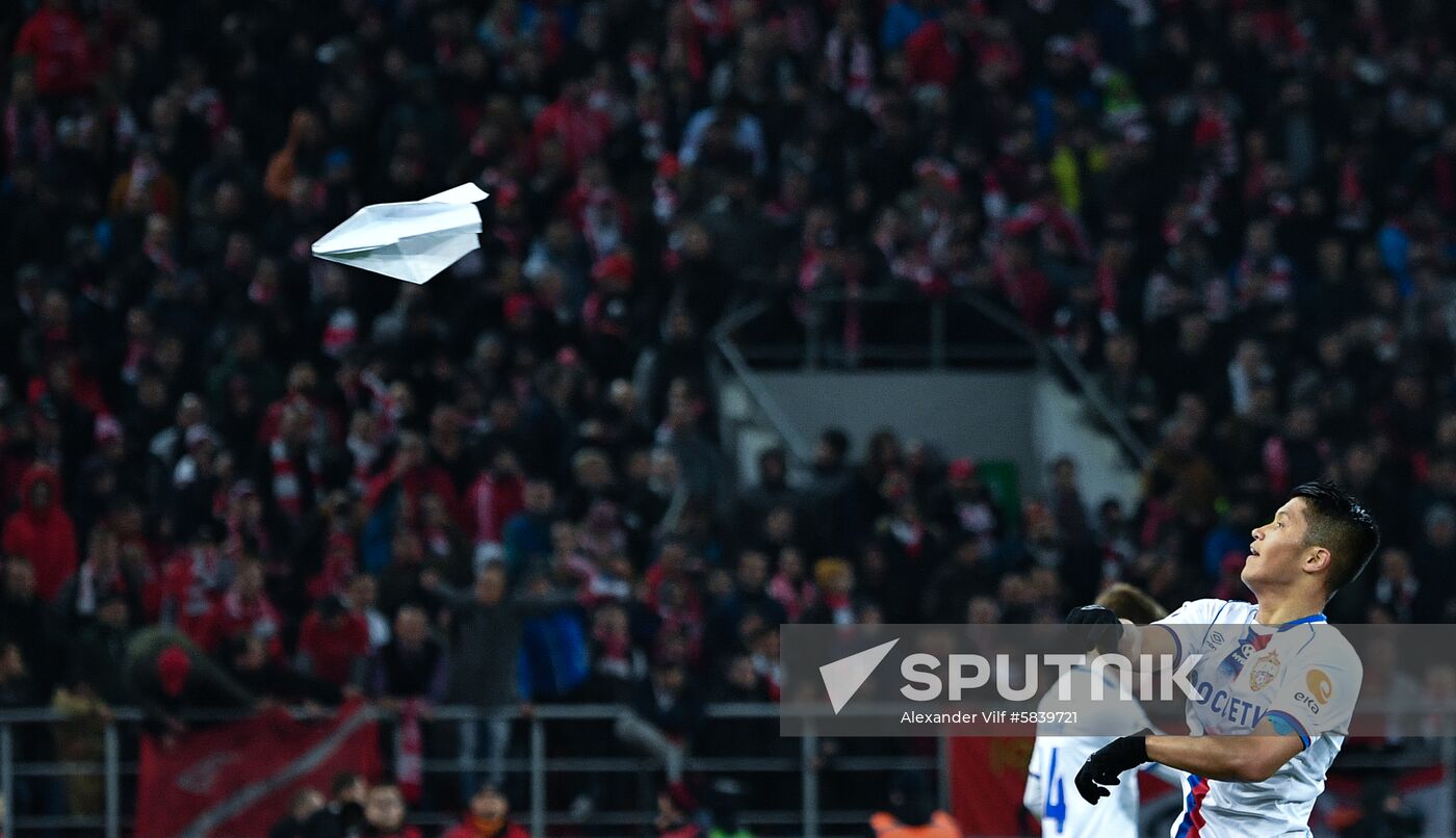 Russia Soccer Premier-League Spartak - CSKA
