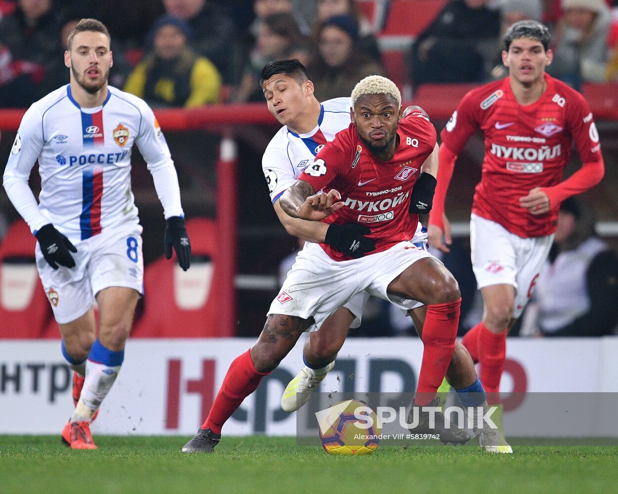 Russia Soccer Premier-League Spartak - CSKA