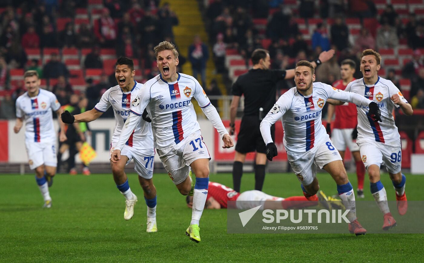 Russia Soccer Premier-League Spartak - CSKA