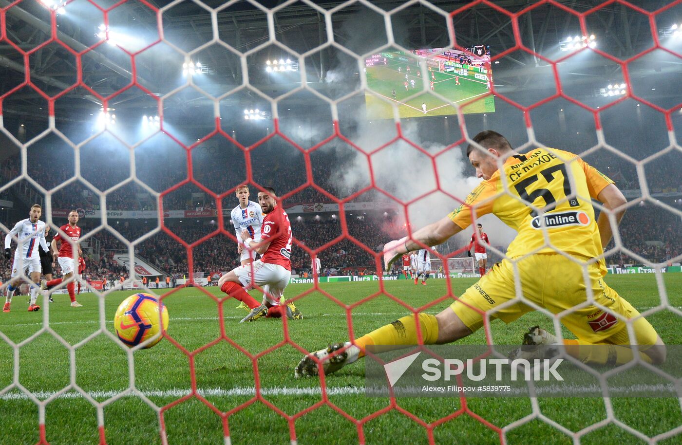 Russia Soccer Premier-League Spartak - CSKA