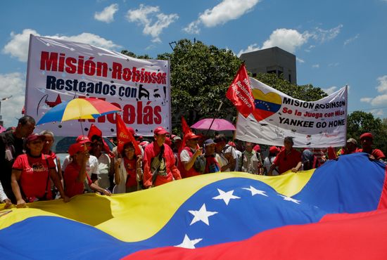 Venezuela Maduro Supporters