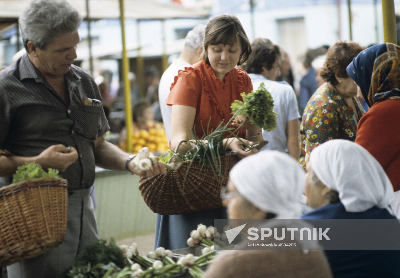 Krasnodar collective farm market