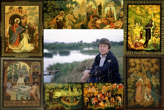 Artist Mityashin of Kholui village