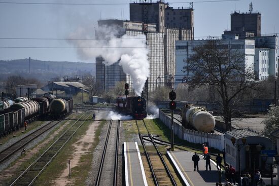 Russia Crimea Train Of Victory